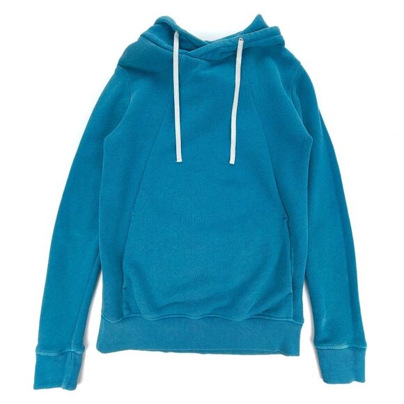 OUTERKNOWN Passport Pullover Seaport Blue French Terry Knit Sweatshirt Gorpcore - Picture 1 of 9